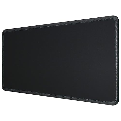Silent Monsters Mauspad XL 900 x 300 mm großes Mousepad - Groß Schwarz - Vernähter Rand - rutschfest - Gaming Büro Office Homeoffice - Tastatur XXL - 90 x 30 cm Mouse Pad Mat - alle Maus Arten von Silent Monsters