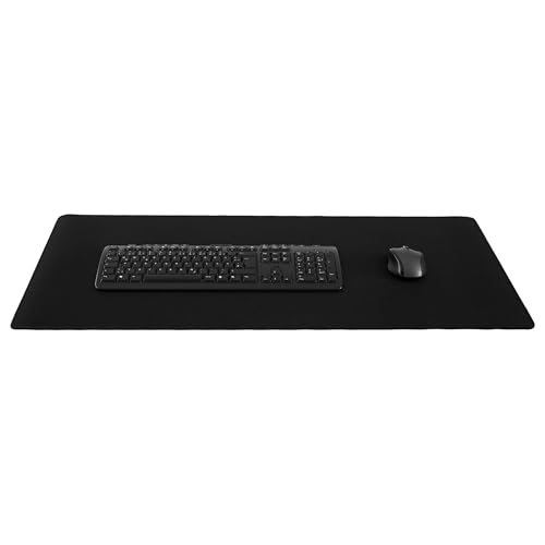 Silent Monsters Mauspad XXL 900 x 400 mm großes Mousepad - Groß Schwarz - Vernähter Rand - rutschfest - für Gaming Büro Office Homeoffice - Tastatur - 90 x 40 cm Mouse Pad Mat - alle Maus Arten von Silent Monsters