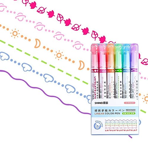 Silent-Qiaoyou Bunte Highlighter Pen, Tip Pens, für Schule Büro Scrapbook, Journaling, Notizen, Planer, Kurven Textmarker Set 8 Stück, Dual Tips Textmarker Set, Curve Highlighters Silent-Qiaoyou Bunte Highlighter Pen, Tip Pens, für Schule Büro Scrapbook, Journaling, Notizen, Planer, Kurven Textmarker Set 8 Stück, Dual Tips Textmarker Set, Curve Highlighters von Silent-Qiaoyou