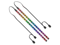 SilentiumPC Aurora Stripes ARGB, LED-Streifen, 18 Glühbirne(n), LED, 2 Stück(e) von SilentiumPC