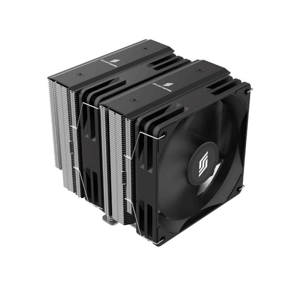 Silentware CPU Kühler Titan Performance, 6 Heatpipes, 2x 120mm PWM Lüfter, für LGA 115X/1200/1700/1851/AM4/AM5 von Silentware