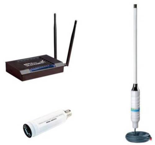 Silentwind WebCatcher 8,5dBi 24V 10m WLAN Empfänger 2.4GHz von Silentwind