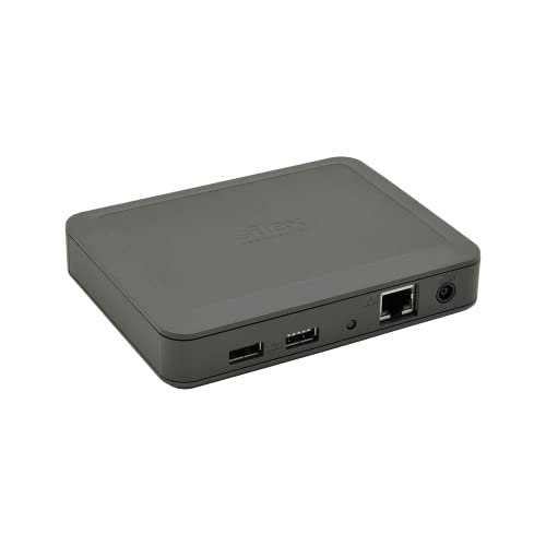 Silex Technology DS-600 USB 3.0 Device Server - Netzwerk USB-Server LAN (10/100/1000 MBit/s), USB 3.2 Gen 1 (USB 3.0), USB 2.0 - Hoher Datendurchsatz Plus Sicherheit im Netzwerk von Silex Technology