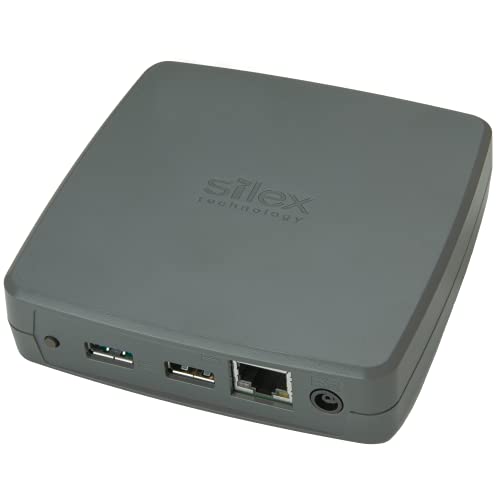 Silex Technology DS-700 Geräteserver USB 3.0 Device Server - Netzwerk USB-Server LAN (10/100/1000 MBit/s), USB 2.0 - Drucker, Scanner, Festplatten - Nachfolger von DS-510 von Silex Technology