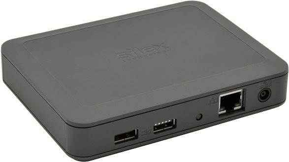 Silex DS-600 - Geräteserver - 2 Anschlüsse - 10Mb LAN, 100Mb LAN, GigE, USB2.0, USB3.0 (E1335) von Silex