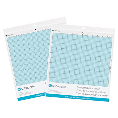 Silhouette Doppel-Pack 12' Schneidematten Bundle: 2 Original Schneidematten, 30,48 x 30,48 cm, durchsichtig, für Silhouette Cameo 1, 2 und 3 Silhouette Doppel-Pack 12' Schneidematten Bundle: 2 Original Schneidematten, 30,48 x 30,48 cm, durchsichtig, für Silhouette Cameo 1, 2 und 3 von Silhouette America