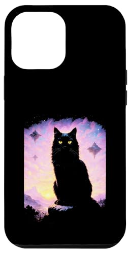 Katze Cosmic Art Night Mystical Fantasy Sunset Hülle für iPhone 12 Pro Max Katze Cosmic Art Night Mystical Fantasy Sunset Hülle für iPhone 12 Pro Max von Silhouette