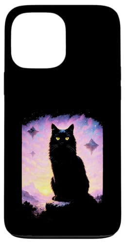 Katze Cosmic Art Night Mystical Fantasy Sunset Hülle für iPhone 13 Pro Max Katze Cosmic Art Night Mystical Fantasy Sunset Hülle für iPhone 13 Pro Max von Silhouette