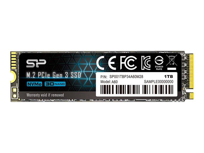 SSD 1TB Silicon Power M.2 PCI-E Ace A60 Gen 3x4 NVMe SSD 1TB Silicon Power M.2 PCI-E Ace A60 Gen 3x4 NVMe von Silicon Power