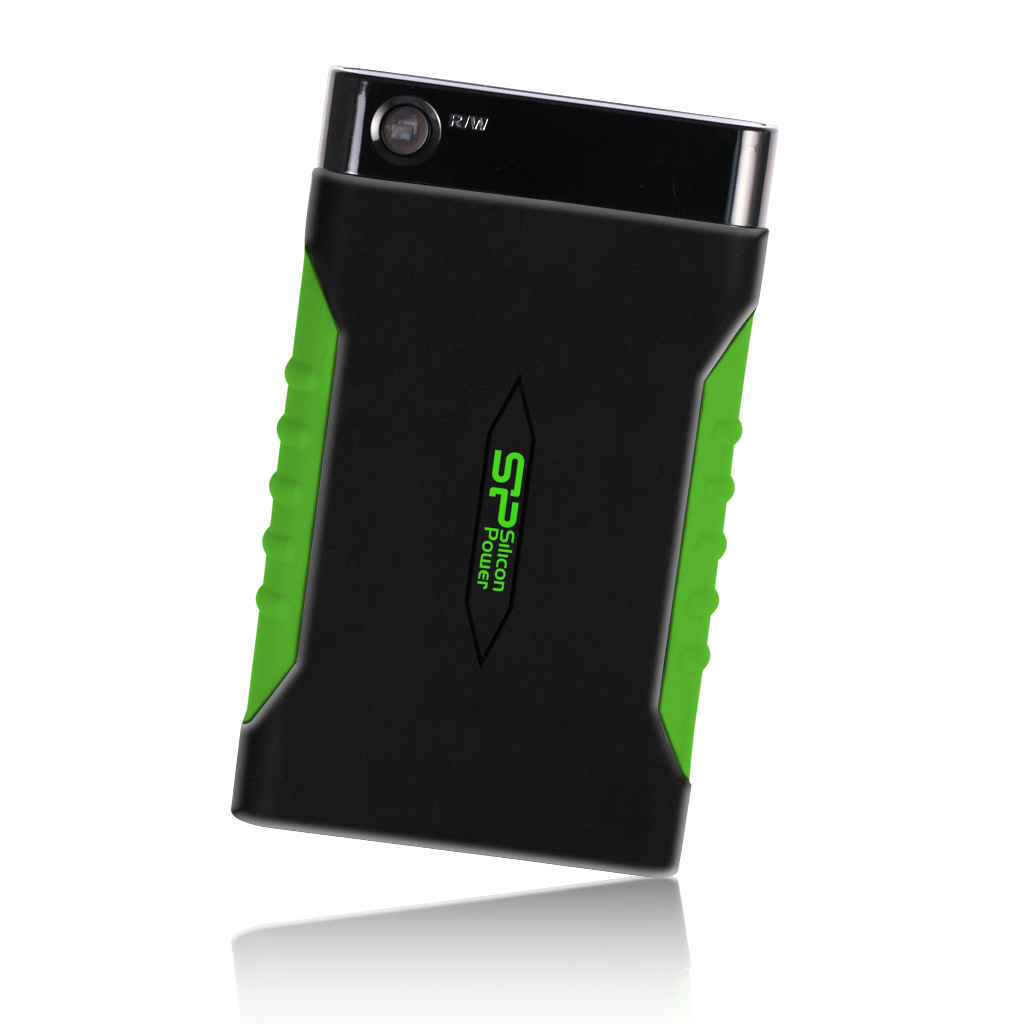 Silicon Power 6.3cm (2.5) 1TB USB3.0 A15Anti-shock bla/gre extern retail von Silicon Power