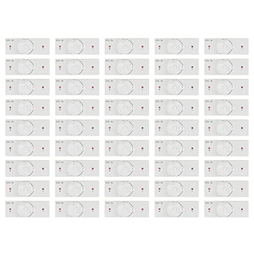 SilkRoadSupply 3V SMD LED -Objektivfaser -Board -Lampenperlen hohe Helligkeit Hintergrundbeleuchtung Einfacher Installation für 32 65 -Zoll -LED -TV -Reparatur 50pcs von SilkRoadSupply