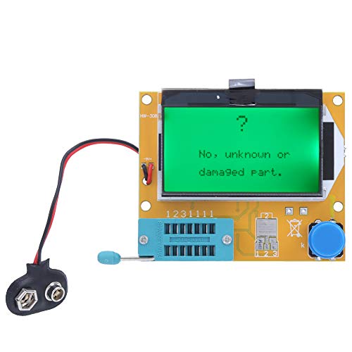 SilkRoadSupply Transistor -Tester Grafische Dauerhafbarkeitskapazitätsprüfer Testmesser Automatische Erkennungskomponenten Pins LCD -Display für Elektronikingenieure Hobbyisten Kun von SilkRoadSupply