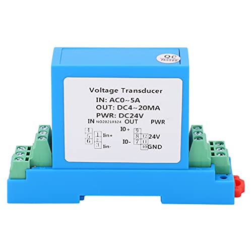 SilkRoadSupply Wechselstromtransport -Sender DC4 20 mA Ausgangsstromverteilung Steuerstromtransformator AC0 5A für Generatoren Motoren Stromnetzüberwachungssysteme ABS Material von SilkRoadSupply