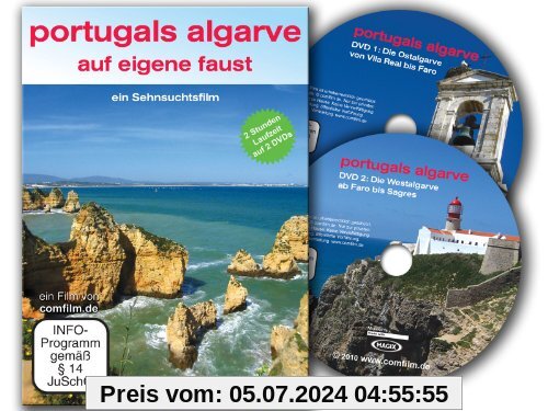 Portugals Algarve auf eigene Faust: ein Sehnsuchtsfilm auf 2 DVDs von Silke Schranz