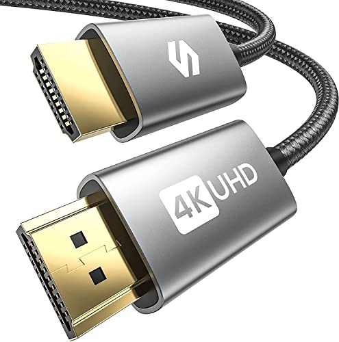 Silkland 4K HDMI Kabel 30cm 2K@144Hz mit ARC HDR 3D UHD Ethernet, HDMI 2.0 Kabel 4K@60Hz 18Gbps Highspeed, Monitor HDMI Kabel Kurz für Soundbar Blu-Ray Laptop TV Fernseher Beamer PS4 PS5 Xbox Switch von Silkland