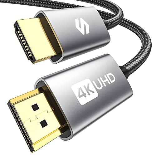 Silkland 4K HDMI Kabel 5m 2K@144Hz mit ARC HDR 3D UHD Ethernet, HDMI 2.0 Kabel 4K@60Hz 18Gbps Highspeed, HDMI Monitor Kabel für Soundbar Blu-Ray Laptop TV Fernseher Beamer Switch von Silkland