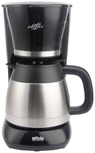 Silva Homeline KA-T 4505sw Kaffeemaschine Schwarz, Inox Fassungsvermögen Tassen=10 Isolierkanne von Silva Homeline