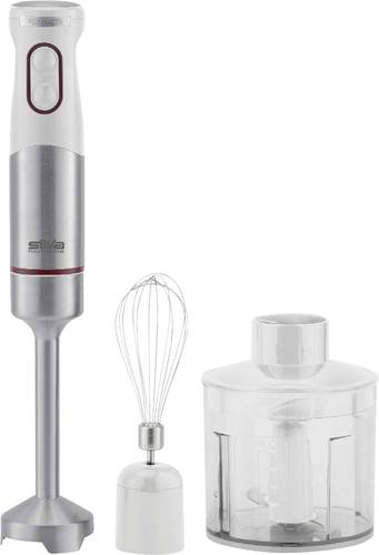 Silva Homeline SMS 6501 Stabmixer 700W mit Messbecher, Schneebesenaufsatz Weiß, Edelstahl von Silva Homeline