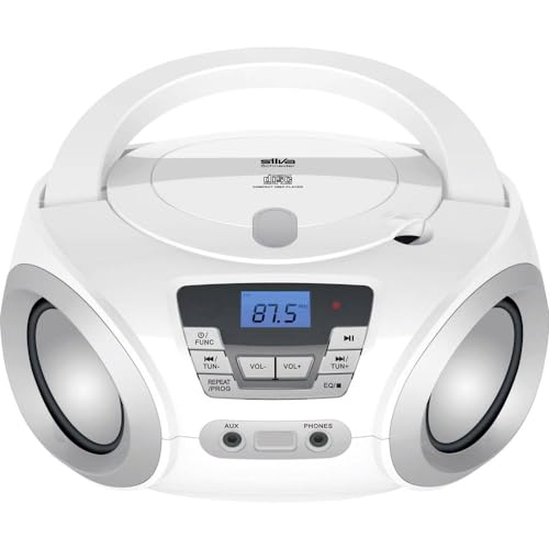 Silva-Schneider 1901849 PCD 19.1 UKW Radio, CD Player, AUX, Netz- und Batteriebetrieb, Weiß Silva-Schneider 1901849 PCD 19.1 UKW Radio, CD Player, AUX, Netz- und Batteriebetrieb, Weiß von Silva Schneider