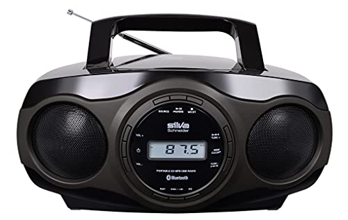 Silva Schneider MPC 17.7 BT Portabel Radio mit CD-Player, Bluetooth, schwarz/grau Silva Schneider MPC 17.7 BT Portabel Radio mit CD-Player, Bluetooth, schwarz/grau von Silva Schneider