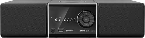 Silva Schneider SMP 360 BT Stereoanlage AUX, Bluetooth®, CD, UKW, USB, Inkl. Fernbedienung 2 x 5W S von Silva Schneider