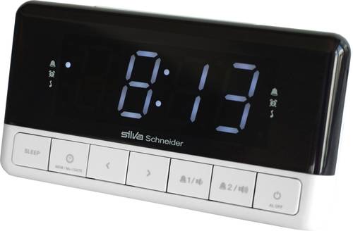 Silva Schneider UR-D 501 PLL Tischradio UKW Silber, Schwarz von Silva Schneider