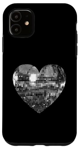 Silberne Discokugel Herz Hülle für iPhone 11 Silberne Discokugel Herz Hülle für iPhone 11 von Silver Disco Ball Heart