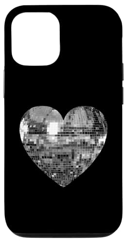 Silberne Discokugel Herz Hülle für iPhone 12/12 Pro Silberne Discokugel Herz Hülle für iPhone 12/12 Pro von Silver Disco Ball Heart