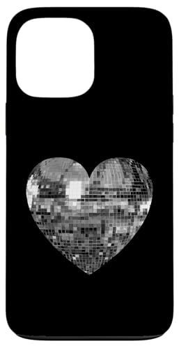 Silberne Discokugel Herz Hülle für iPhone 13 Pro Max Silberne Discokugel Herz Hülle für iPhone 13 Pro Max von Silver Disco Ball Heart