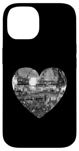 Silberne Discokugel Herz Hülle für iPhone 14 Silberne Discokugel Herz Hülle für iPhone 14 von Silver Disco Ball Heart