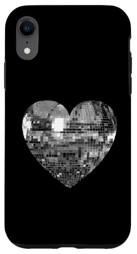 Silberne Discokugel Herz Hülle für iPhone XR Silberne Discokugel Herz Hülle für iPhone XR von Silver Disco Ball Heart