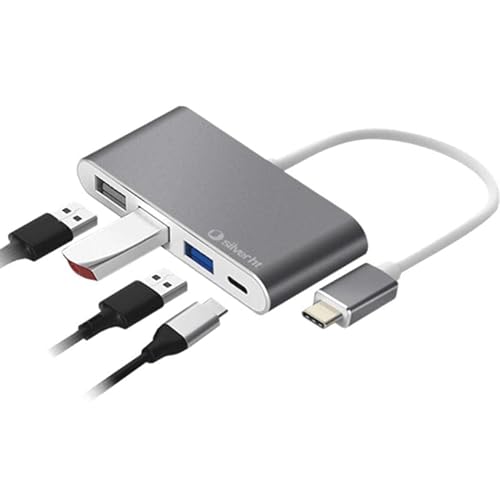 Logan USB-C 4 in 1 Hub von Silver HT