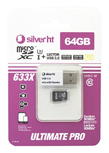 SilverHT NANOHOOP Elite – microSDXC-Speicherkarte (64 GB) von Silver HT