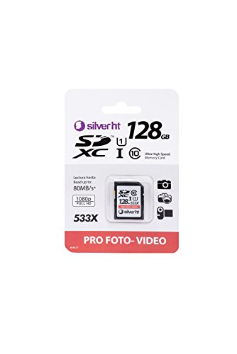 SilverHT NANOHOOP Premium – SDXC-Speicherkarte (128 GB) von Silver HT