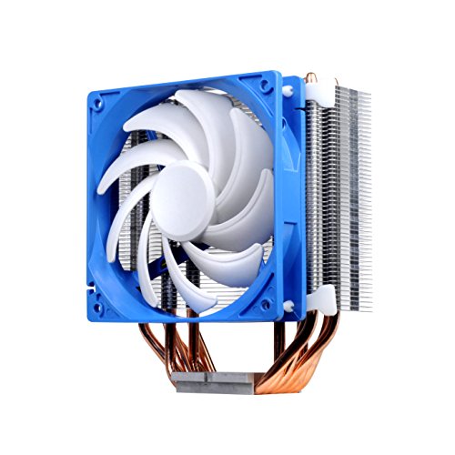 SilverStone SST-AR03-V2 - Argon CPU-Kühler mit 6 Wärmerohren, Direct Contact Heatpipe-Technologie und 120 mm-PWM-Lüfter für Intel/AMD-Sockel, AM4 Bereit von SilverStone Technology