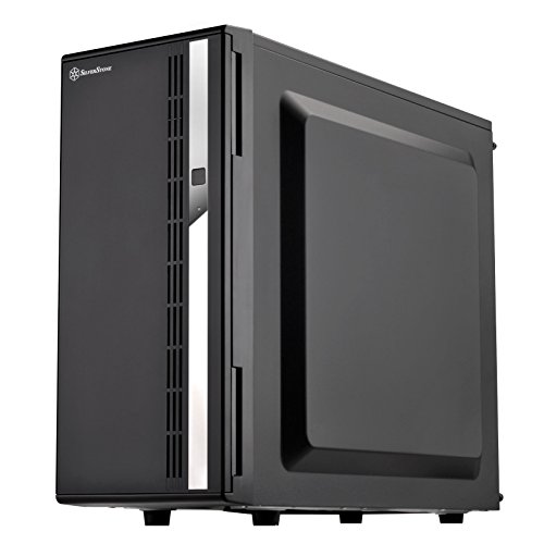 SilverStone SST-CS380 V2 - Case Storage ATX Midi Tower Gehäuse, unterstützt 8x 3.5" oder 2.5" Hot-Swap Festplatten-Einschübe, abschliessbare Front-Tür, innen + außen schwarz lackiert von SilverStone Technology