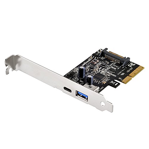 SilverStone SST-ECU03 - SST-ECU03 - PCI-E Erweiterungskarte 1x USB 3.1 Typ C, 1x USB 3.1 Typ A, 10Gbps, low-profile geeignet von SilverStone Technology