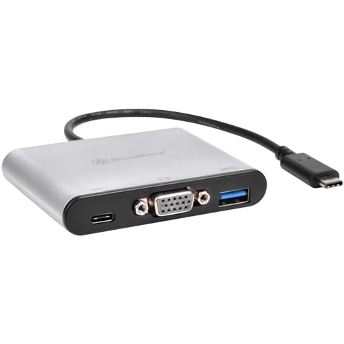 SilverStone SST-EP06C - Adapter USB 3.1 Type C zu VGA/USB Type C/USB Type A von SilverStone Technology
