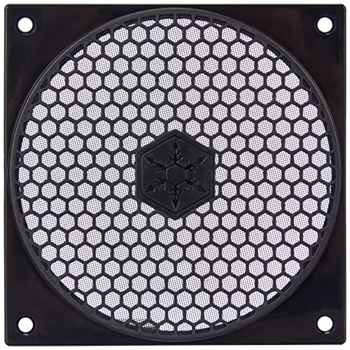 SilverStone SST-FF121B - 120 mm Lüfterabdeckung mit Staubfilter, schwarz von SilverStone Technology