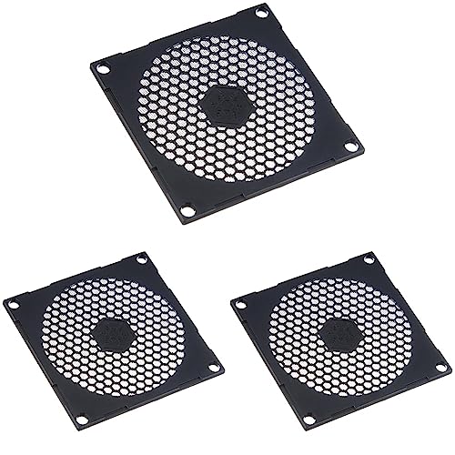 SilverStone SST-FF81B - 80 mm Lüfterabdeckung mit Staubfilter, schwarz (Packung mit 3) von SilverStone Technology