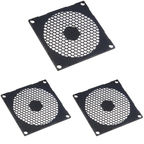 SilverStone SST-FF81B - 80 mm Lüfterabdeckung mit Staubfilter, schwarz (Packung mit 3) von SilverStone Technology
