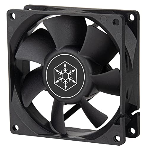 SilverStone SST-FN80B - Hochleistungsfähiger 80-mm-Lüfter, geeignet für HTPC- und SFF-Gehäuse von SilverStone Technology