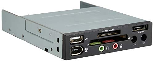 SilverStone SST-FP35B - Front Panel 3.5" Kartenleser mit USB/1394/eSATA und Audio-Anschlüssen von SilverStone Technology