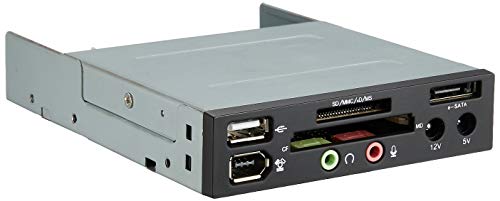 SilverStone SST-FP35B - Front Panel 3.5" Kartenleser mit USB/1394/eSATA und Audio-Anschlüssen SilverStone SST-FP35B - Front Panel 3.5" Kartenleser mit USB/1394/eSATA und Audio-Anschlüssen von SilverStone Technology