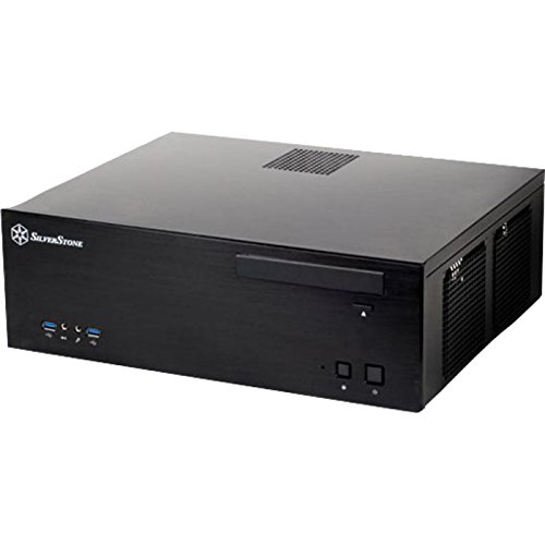 SilverStone SST-GD04B USB 3.0 - Grandia HTPC Micro ATX Desktop Gehäuse mit hochleistungsfähigem und geräuscharmen Kühlsystem, schwarz von SilverStone Technology