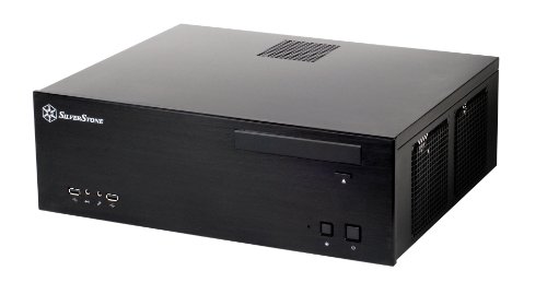 SilverStone SST-GD04B USB 3.0 - Grandia HTPC Micro ATX Desktop Gehäuse mit hochleistungsfähigem und geräuscharmen Kühlsystem, schwarz von SilverStone Technology