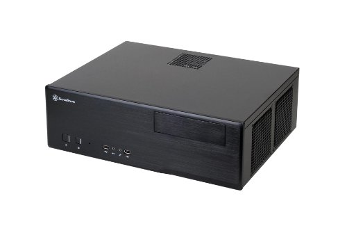 SilverStone SST-GD05B USB 3.0 - Grandia HTPC Micro ATX Desktop Gehäuse mit hochleistungsfähigem und geräuscharmen Kühlsystem, schwarz von SilverStone Technology