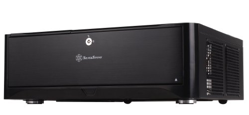 SilverStone SST-GD06B - Grandia HTPC Micro ATX Desktop Gehäuse mit hochleistungsfähigem und geräuscharmen Kühlsystem, schwarz von SilverStone Technology