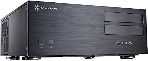 SilverStone SST-GD08B - Grandia HTPC ATX Desktop Gehäuse mit hochleistungsfähigem und geräuscharmen Kühlsystem von SilverStone Technology