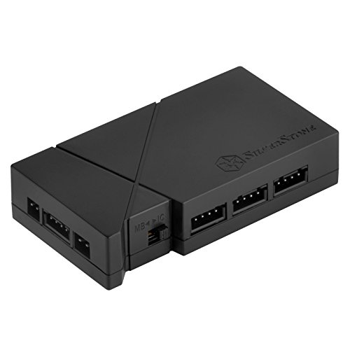 SilverStone SST-LSB01 - RGB LED Steuerbox mit 8 RGB-LED-Anschlüssen, inklusive 2x 5050 RGB LED Streifen 300mm von SilverStone Technology